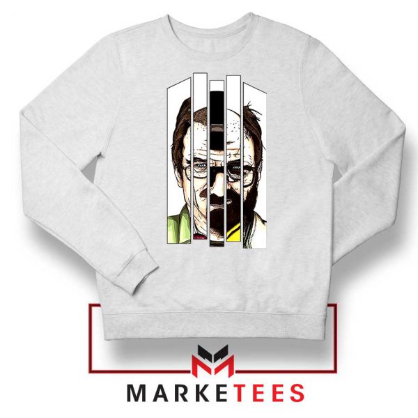 Walter Breaking Bad White Sweatshirt