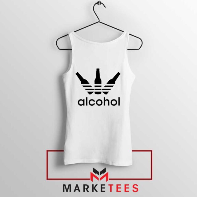 Alcohol Adidas Logo Tank Top Parody S-2XL