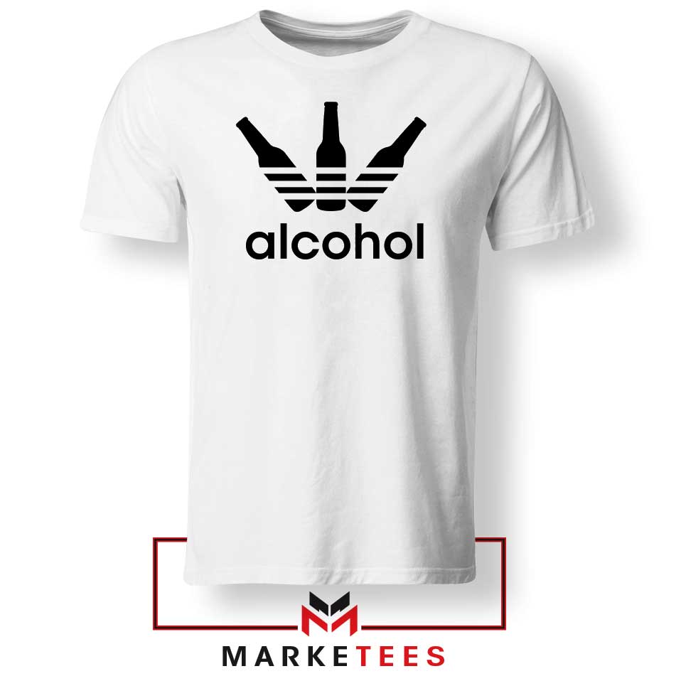 Alcohol Adidas Logo Tshirt S-3XL