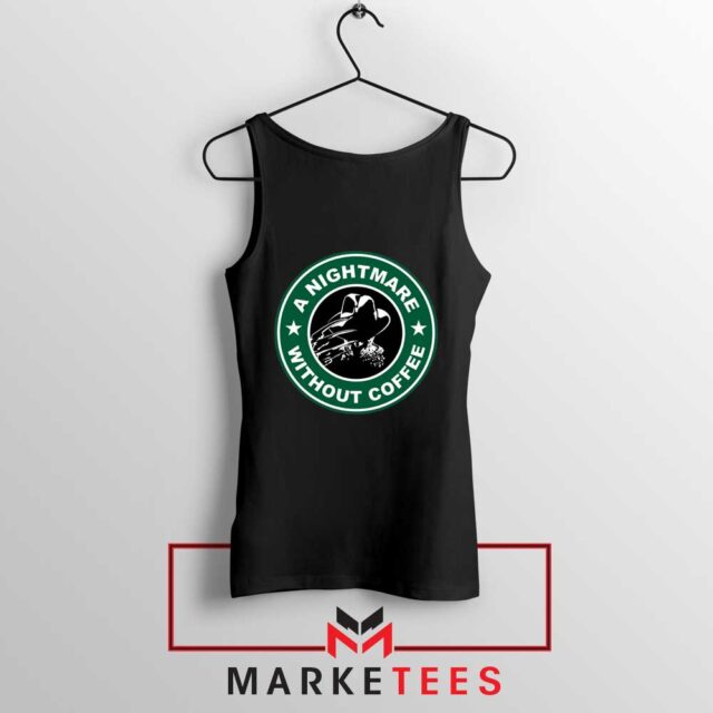 A Nightmare Without Coffee Logo Tank Top-Limited