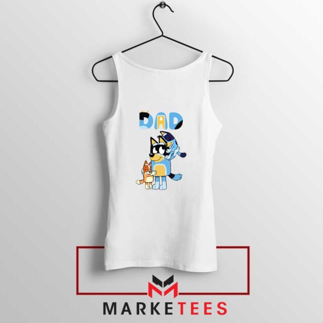 New Dad and Bluey Bingo Cartoon Tank Top