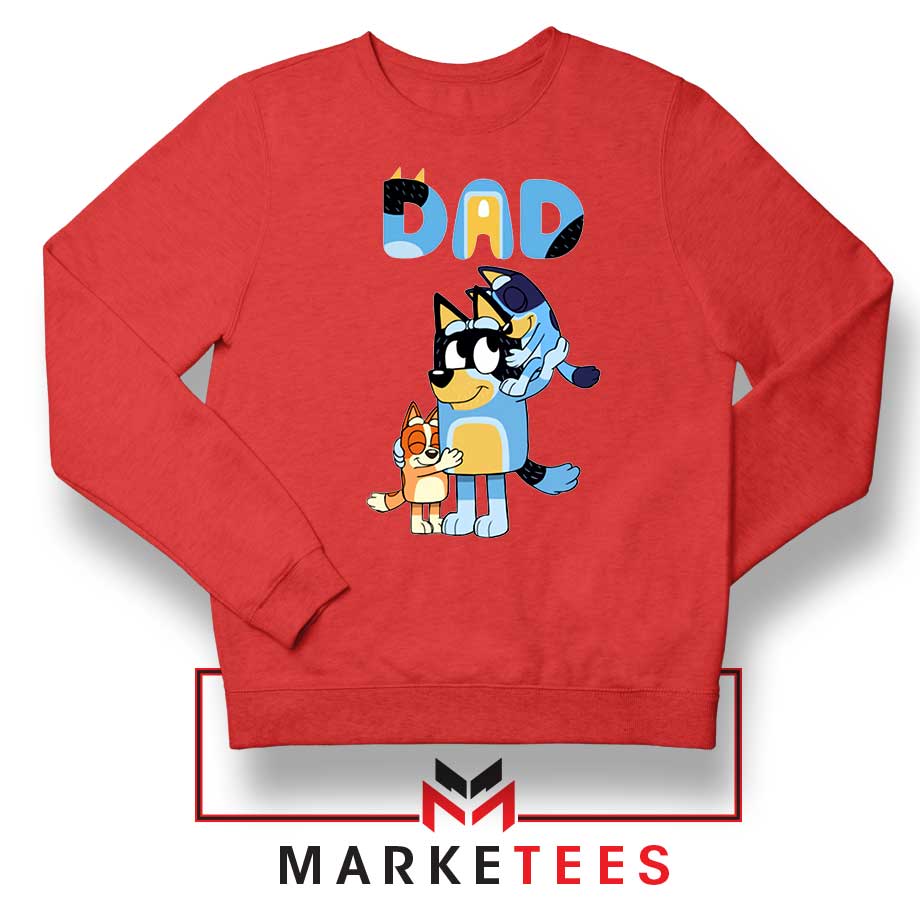 New Dad And Bluey Bingo Character Sweaters 