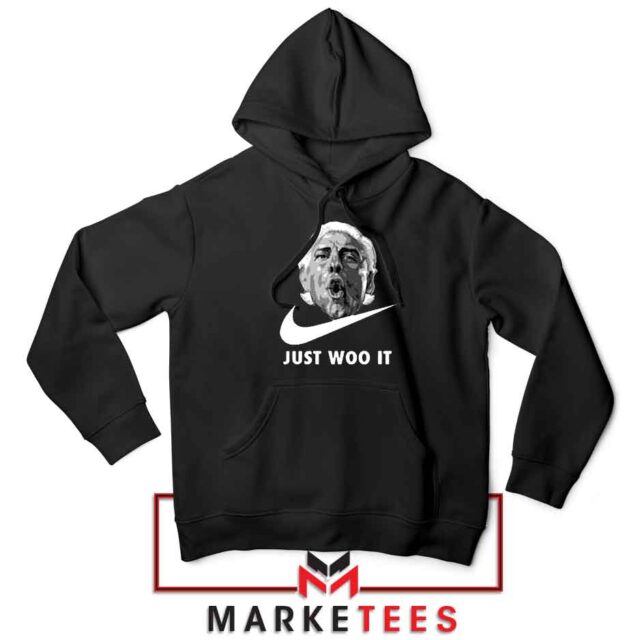 Just Woo It Ric Flair Print Hoodie - Greatest