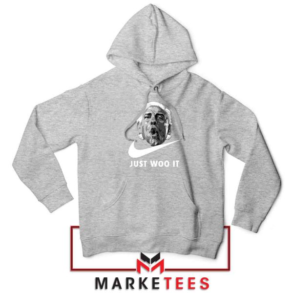 Just Woo It Ric Flair Print Sport Grey Hoodie