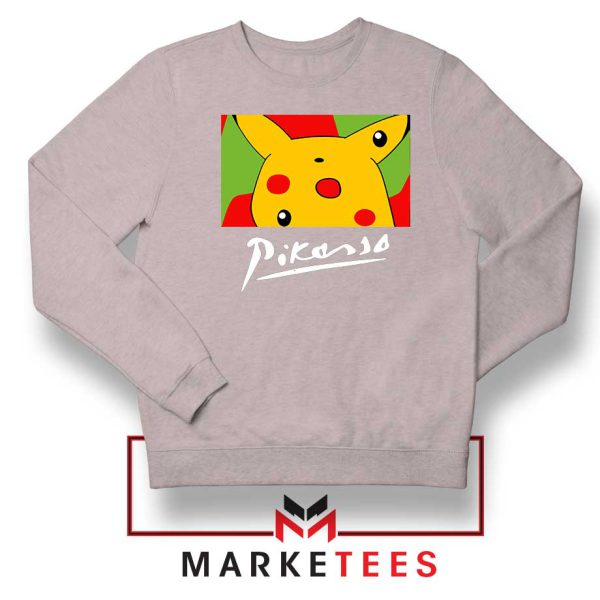 Pikasso Pokemon Funny Grey Sweatshirt