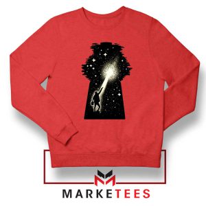 Astronomy Flashlights Space Red Tshirt