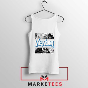 Action Venom Alien Marvel White Tank Top