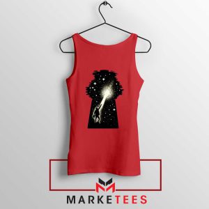 Astronomy Flashlights Space Red Tank Top