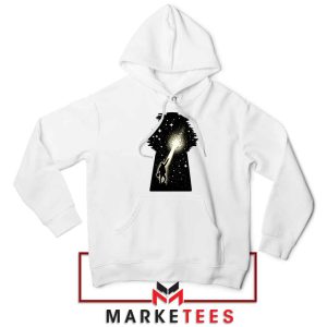 Astronomy Flashlights Space White Hoodie
