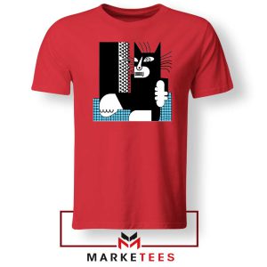Big Cat Monster Attack Red Tshirt