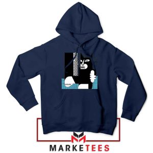 Big Cat Monster Attack navy Hoodie