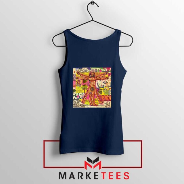 Bitcoin Vitruvian Man Crypto Art Parody Tee