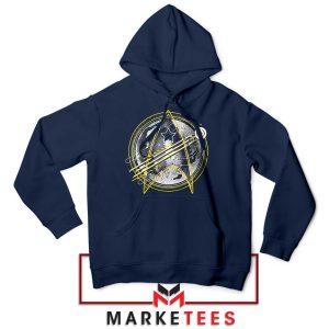 Boldly Going Nowhere Moonlight Navy Hoodie