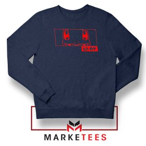 Charmander Evolution Level 16 Navy Blue Sweatshirt