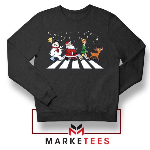 Christmas Squad Abbey Road Pop Culture Apparel T-Shirt