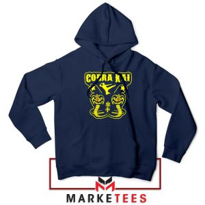 Cobra Kai Double Series Graphic Navy Hoodie