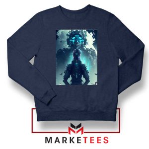 Cyberpunk The World of Deity Navy Sweatshirt