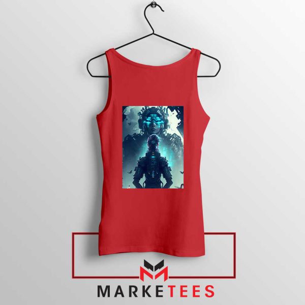 Cyberpunk The World of Deity Red Tank Top