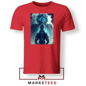 Cyberpunk The World of Deity Red Tshirt