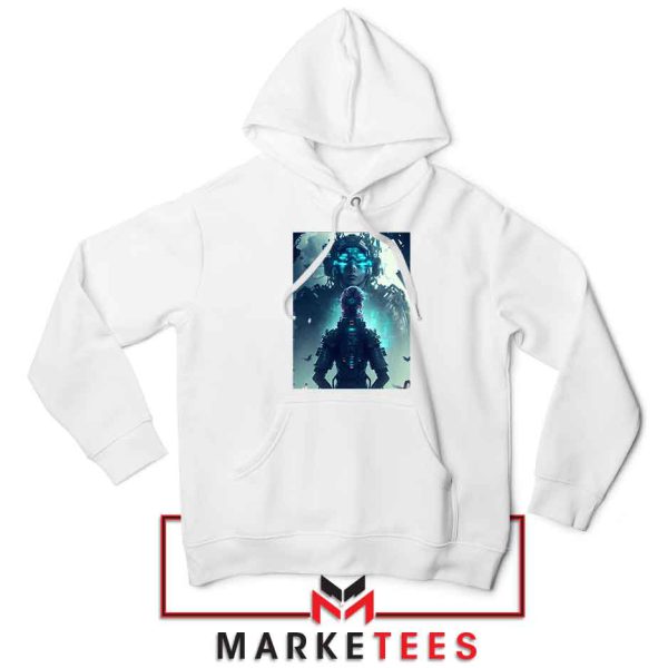 Cyberpunk The World of Deity White Hoodie