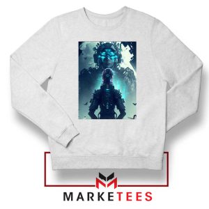 Cyberpunk The World of Deity White Sweatshirt