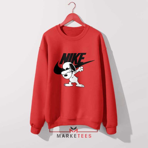 Dab Dance With Peanuts Gang Red Sweatshirt