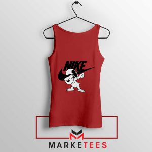 Dab Dance With Peanuts Gang Red Tank Top