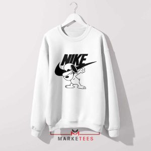 Dab Dance With Peanuts Gang White Sweatshirt