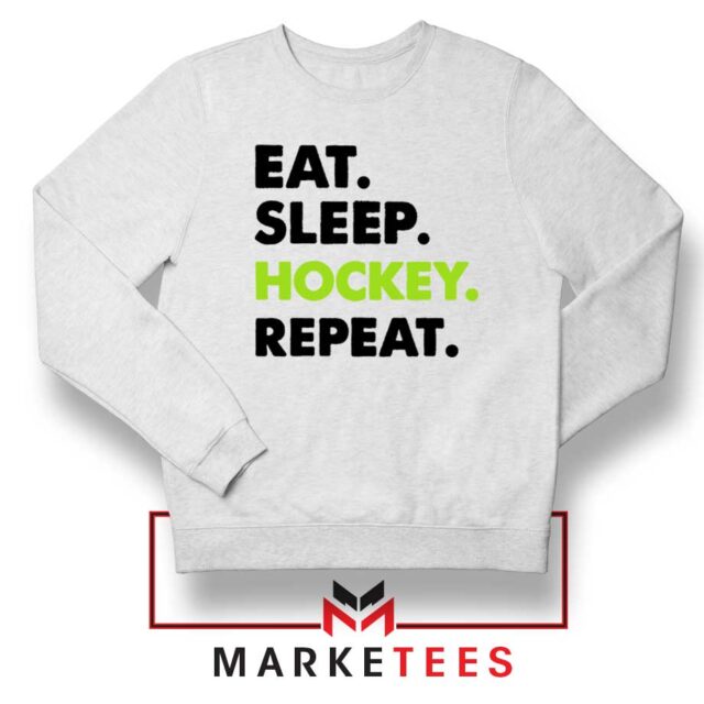 Eat Sleep Hockey Repeat Funny T-Shirt