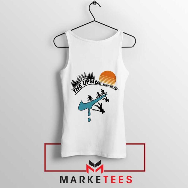 Enter the Upside Down Swoosh Tank Top