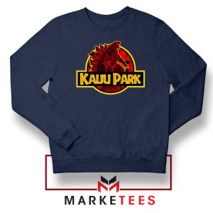 Godzilla Kaiju Park Monster Navy Sweatshirt