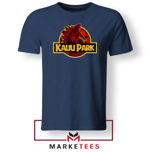 Godzilla Kaiju Park Monster Navy Tshirt Funny