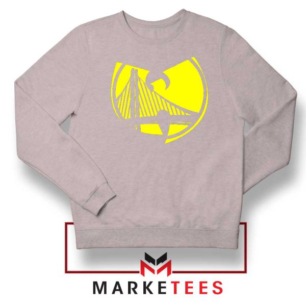 Golden State Warriors Logo Wu Tang Grey Sweatshirt