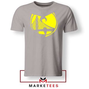 Golden State Warriors Logo Wu Tang Grey Tshirt