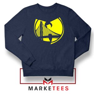 Golden State Warriors Logo Wu Tang Navy Sweatshirt
