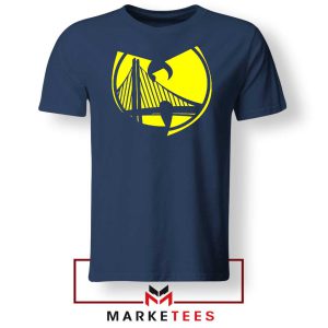 Golden State Warriors Logo Wu Tang Navy Tshirt