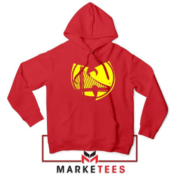 Golden State Warriors Logo Wu Tang Red Hoodie