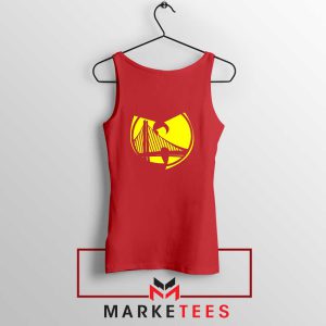 Golden State Warriors Logo Wu Tang Red Tank Top