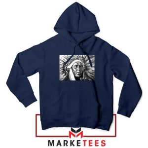 Great Feather Master American Chief Navy Hoodie