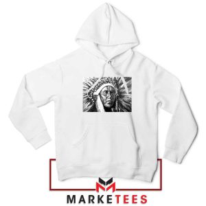 Great Feather Master American Chief White Hoodie