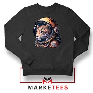 Jaguar Big Cat Spaceflight Black Sweatshirt