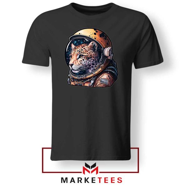 Jaguar Big Cat Spaceflight Black Tshirt