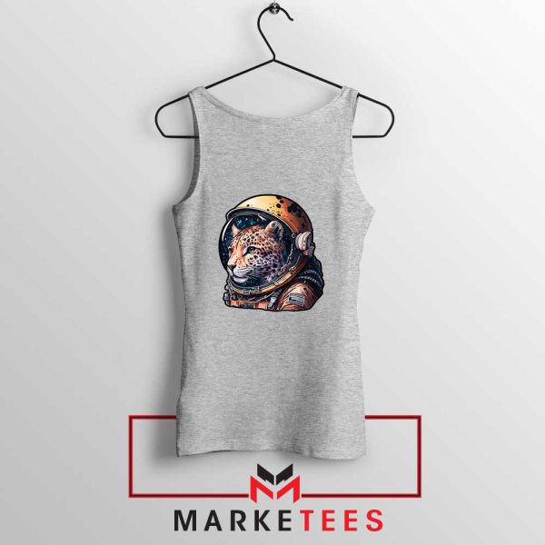 Jaguar Big Cat Spaceflight Grey Tank Top