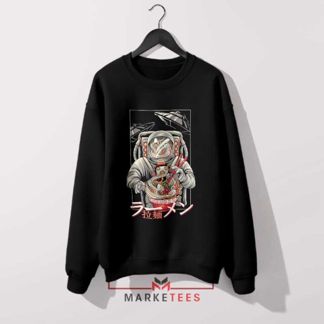 NASA Japanese Dish Noodle Sweatshirt Powerful