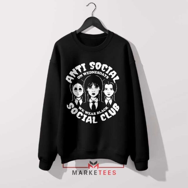 On Wednesdays We Wear Black Sweatshirt Exclusive