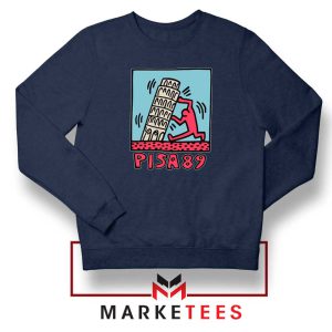 Pisa 89 Keith Haring Art Navy Sweatshirt