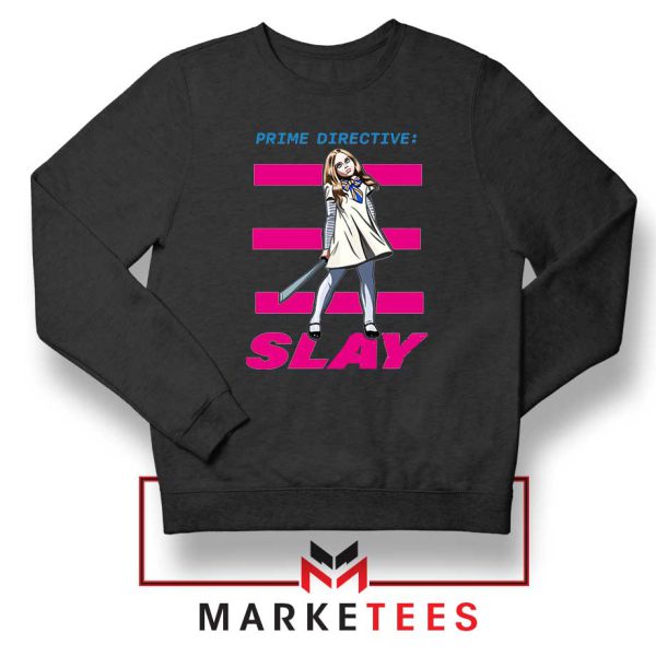 Directive Slay Dolly Dearest Black Sweatshirt