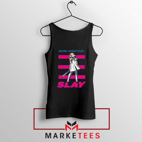 Prime Directive Slay Dolly Dearest Black Tank Top