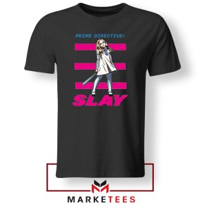 Dolly Dearest Directive Slay Black Tshirt