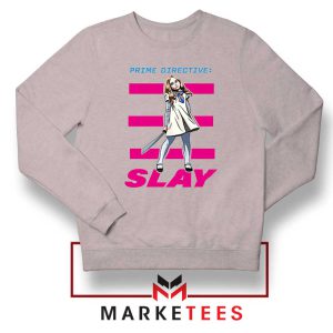 Directive Slay Dolly Dearest Sport Grey Sweatshirt
